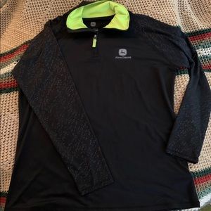 John Deere Athletic 3/4 Zip Pull Over